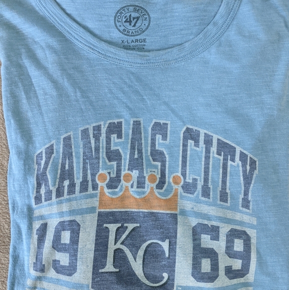 47 Brand Kansas City Royals Men's T Shirt - Picture 3 of 3